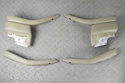 [-1 UP2026] Jaguar XJ6 XJ12 X300 FRONT REAR DOOR CARD ARM REST PULL HEZ PARCHMENT LEATHER