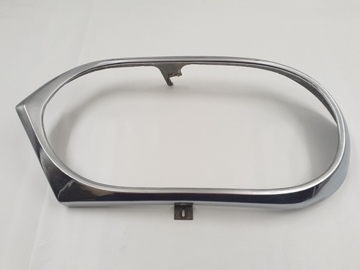 [DAC7033-7927 H2] HEADLIGHT CHROME SURROUND JAGUAR XJS HE & FACELIGHT LEFT SIDE BEZEL TRIM USED