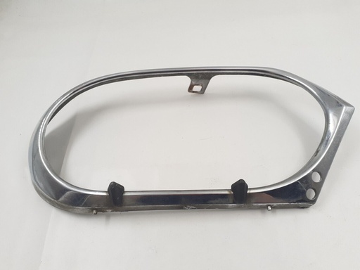 [BAC4487-7956 J5] HEADLIGHT CHROME SURROUND JAGUAR XJS HE FACELIFT RIGHT HAND SIDE DRIVER WASH JET