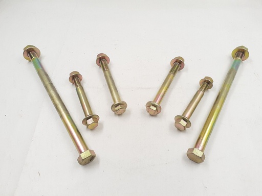 [-7985 J6] UPPER AND LOWER WISHBONE BOLTS JAGUAR X100 XK8 96-06 RECONDITION SET USED KIT