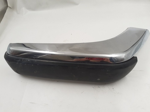 [BEC14678-8040 H1] FRONT RIGHT CORNER CHROME JAGUAR XJS BUMPER DRIVERS SIDE BLADE RUBBER RIGHTHAND