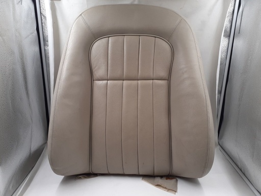 [-8093 J7] UPPER BACK SEAT COVER JAGUAR XJR XJ8 X308 OATMEAL AGD LEATHER FOAM LH RH FOAM