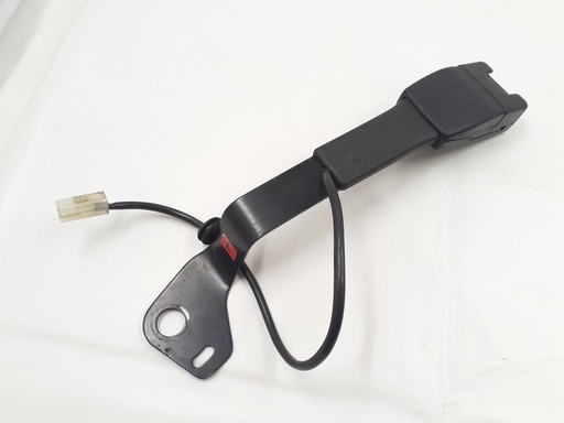 [BDC9997-8153 HHB2] JAGUAR XJ40 BLACK FRONT LEFT SEAT BELT BUCKLE RELEASE ELECTRIC LEAD BDC9997