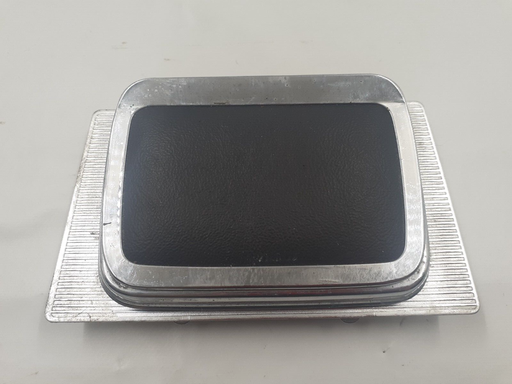 [-8189 JB2] REAR ASHTRAY JAGUAR XJS PRE HE EARLY 75-80 CIGARETTE ASH TRAY METALE LEATHER