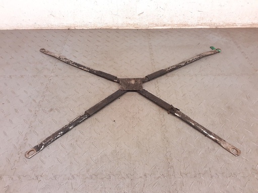 [-8221 HF] JAGUAR XJS REAR HE CONVERTIBLE UNDER CROSS BAR BRACE SUPPORT METAL FRAME BRACKET