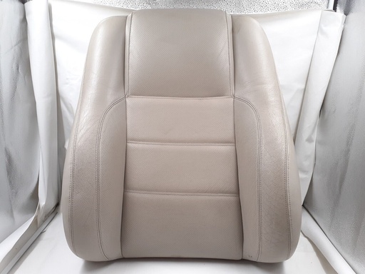 [-8254 J7] UPPER BACK SEAT COVER JAGUAR XJ6 X300 OATMEAL AGD LEATHER FOAM LEFT RIGHT REPAIR