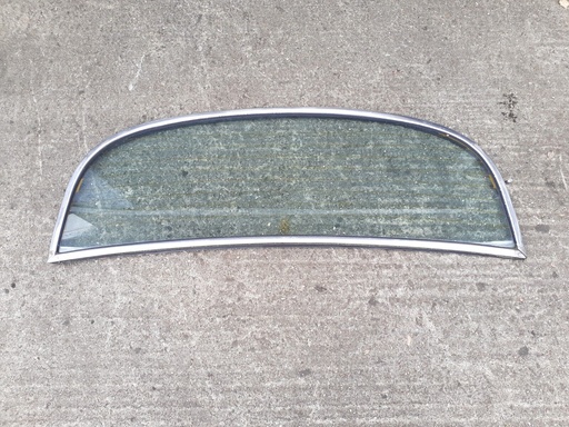 [BD44393-8305 YR] REAR WINDOW JAGUAR XJS HE PRE FACELIFT COUPE SEAL TINTED GLASS RUBBER USED