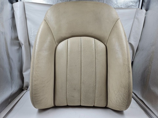 [GNA4314CC-8365 J7] UPPER BACK SEAT COVER CREAM JAGUAR X308 XJ8 V8 DAIMLER LEATHER FOAM LEFT RIGHT