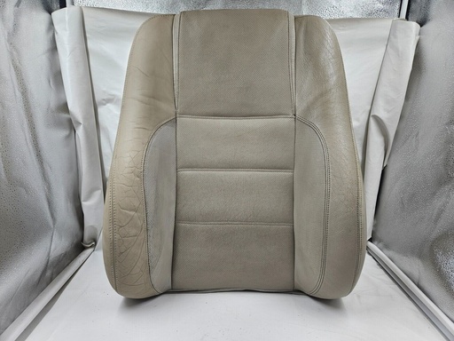 [-8367 JF] UPPER BACK SEAT COVER JAGUAR XJ6 X300 OATMEAL AGD LEATHER FOAM LEFT RIGHT REPAIR