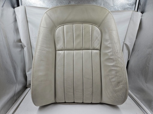 [GNA4314CC-8370 J7] UPPER BACK HEATED SEAT COVER IVORY JAGUAR X308 XJ8 V8 LEATHER FOAM LEFT RIGHT