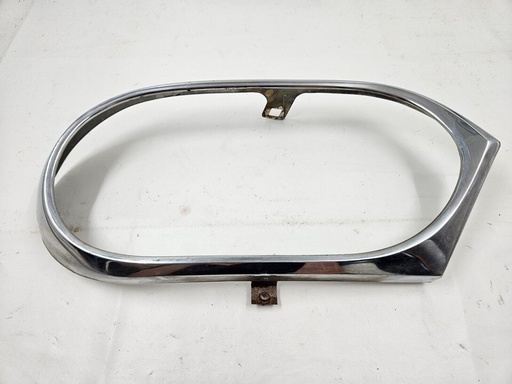 [DAC7032-8372 H8] HEADLIGHT CHROME SURROUND JAGUAR XJS HE & FACELIFT FRONT RIGHT BEZEL TRIM USED