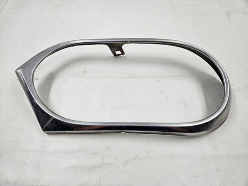 [DAC7033-8373 H9] HEADLIGHT CHROME SURROUND JAGUAR XJS HE & FACELIGHT LEFT SIDE BEZEL TRIM USED