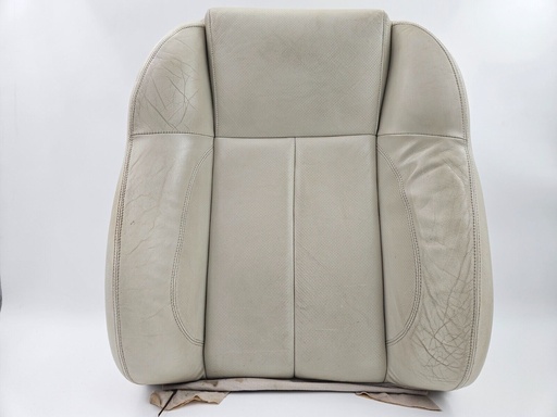 [-8661 LG] JAGUAR XJR XJ8 X308 SPORTS UPPER BACK SEAT COVER IVORY NED LEATHER FOAM LH RH