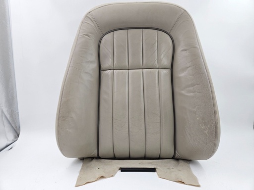 [-8664 LG] JAGUAR XJR XJ8 X308 UPPER BACK SEAT COVER OATMEAL AGD LEATHER FOAM LH RH FOAM