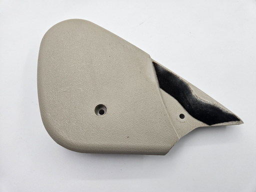 [GJA4733AA-8777 HHB4] JAGUAR XK8 INNER SEAT HINGE TRIM END CAPS COVERS LEFT PASSENGER SEAT OATMEAL AGD