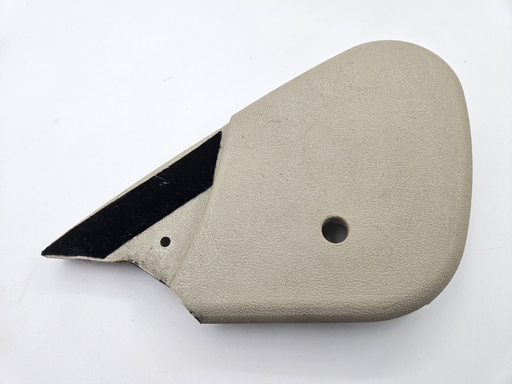 [GJA4732AA-8779 HHB4] JAGUAR XK8 INNER SEAT HINGE TRIM END CAPS COVERS RIGHT DRIVERS SEAT OATMEAL AGD