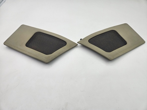 [-8938 J9] REAR DOOR CARD INSERTS JAGUAR XJS FACELIFT INTERIOR PANEL PAIR SPEAKER GRILLE