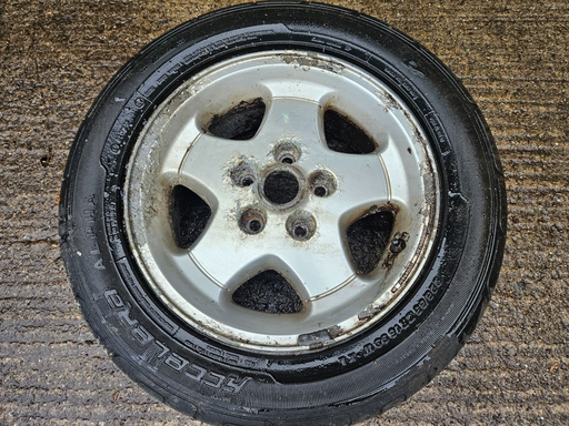 [CCC4943-9022 YR] JAGUAR XJS X308 XJ40 16 INCH ROAD WHEEL ALLOY WHEEL 7JKX16X28.5 5 SPOKE CCC4943