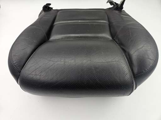 [GNA44198-9055 LG] LOWER BOTTOM ELECTRIC SEAT COVER JAGUAR X308 XJ8 BLACK LEATHER FOAM PASSENGER