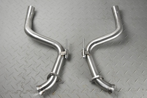 [CAC5606-SS CAC5607-SS] XJ12 XJ6 S2, 3 OVER AXLE EXHAUST PIPES STAINLESS STEEL