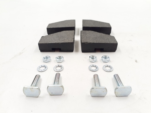 [JLM1514#, JLM9518#] XJS XJ6/ XJ12 ETYPE INBOARD GIRLING HANDBRAKE PADS W/ FITTING KIT