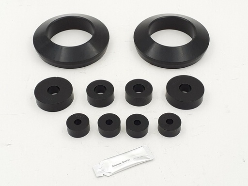 [MMD3565AA-POLY, MMD2144AA-POLY-KIT] FRONT AND REAR SUSPENSION SHOCK UPPER BUSHING BUFFERS POLYURETHANE