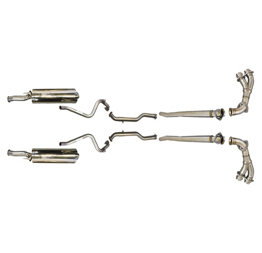 [FS-XJSREPSTD] COMPLETE V12 XJS EXHAUST SYSTEM WITH DELETE PIPES UPTO (V) 188104