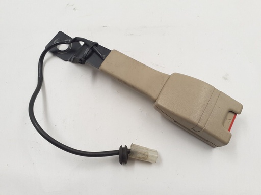 [BEC10245-7740 HHB1] JAGUAR XJ40 DOESKIN AEE FRONT LEFT SEAT BELT BUCKLE RELEASE CATCH ELECTRIC LEAD