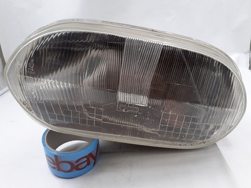 [JLM2265-7664 H7] JAGUAR HE XJS PRE FACELIFT LEFT SIDE PASSENGER HEADLIGHT LENS GLASS COVER RHD