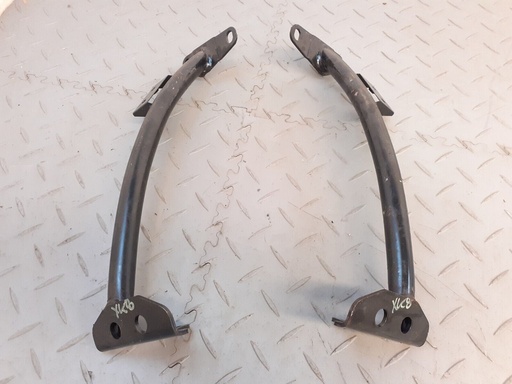 JAGUAR XK8 XKR UNDER BONNET BRACES PAIR LEFT RIGHT SUPPORT ARMS RODS STRUTS