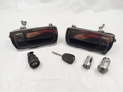 JAGUAR XJ40 XJS FACELIFT HANDLE LOCK SET WITH KEY IGNITION DOORS GLOVE BOX BOOT