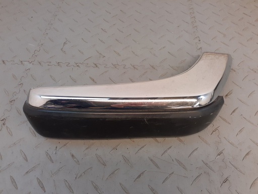 [BEC14678-7214 H6] JAGUAR XJS FRONT O/S RIGHT DRIVERS BUMPER CHROME BLADE CORNER AVERAGE CONDITION