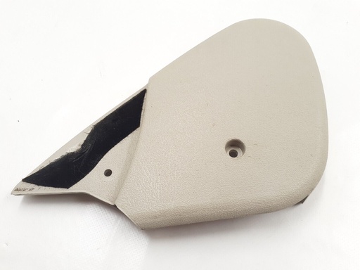 [GJA4732AA-7048 HHB4] JAGUAR XK8 INNER SEAT HINGE TRIM END CAPS COVERS RIGHT DRIVERS SEAT OATMEAL AGD