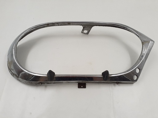 [BAC4487-6986 J2] JAGUAR XJS RIGHT SIDE DRIVER HEADLIGHT CHROME SURROUND BEZEL ASSEMBLY WASHERS