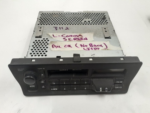 [DBC10425-6943 UPR] JAGUAR XJ6 XJ12 XJR X300 1994- 1997 RADIO HEAD UNIT PLAYER CASSETTE CD MINISTERO