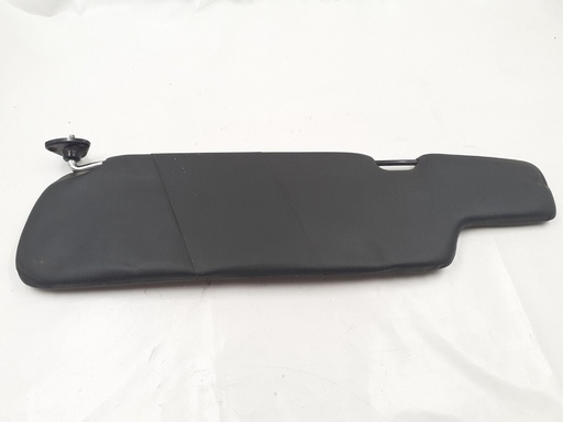 [BBC7433-6921 J1] JAGUAR XJ6 XJ12 SERIES 3 BLACK LEG LEFT SIDE  SUNVISOR WITHOUT MIRROR LEATHER