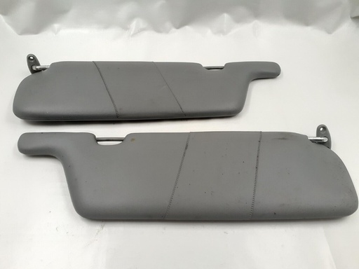 [BEC4794LDY-6932 J1] JAGUAR XJS HE PRE FACELIFT GREY LDY PAIR OF SUNVISORS VINYL PVC HEADLINING TRIM