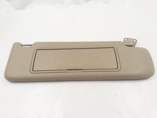 [BDC9390-6934 J1] JAGUAR XJ6 XJ12 XJ40 DOESKIN DRIVERS RIGHT SUNVISOR WITH MIRROR NON ILLUMINUM