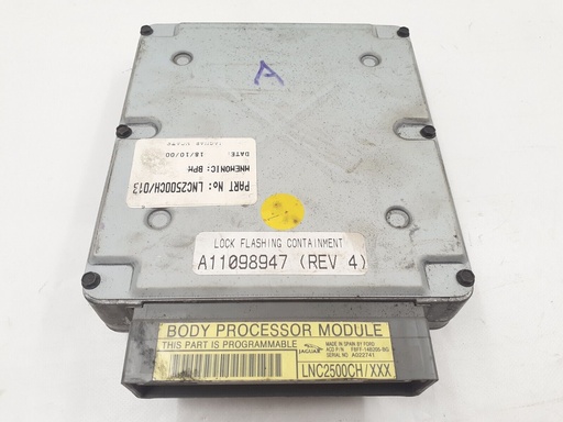 [LNC2500CH-6858 UP9] JAGUAR XJ8 X308 BODY PROCESSOR MODULE UNIT INFORMATION SYSTEMS CONTROL LNC2500CH