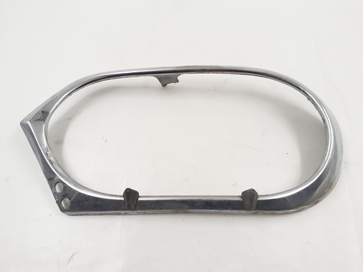 [BAC4487-6771 J8] JAGUAR XJS LEFT SIDE PASSENGER HEADLIGHT CHROME SURROUND BEZEL WITH WASHERS