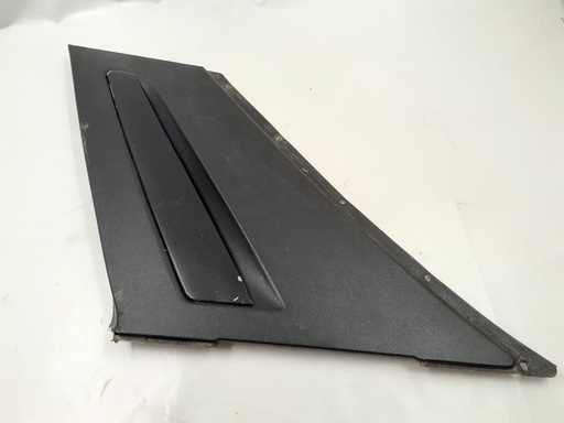 Jaguar XJS 79-91 REAR QUARTER WINDOW VENT PANEL TRIM BLACK LEFT SIDE PASSENGER