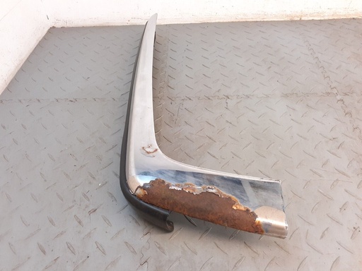 [BCC3433-6660 J7] JAGUAR XJS XJSC REAR LEFT LH NS BACK CORNER CHROME SECTION BUMPER BLADE TRIM