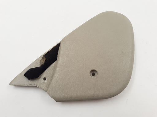 [GJB4732AAAGD-6386 HHB9] JAGUAR XK8 INNER SEAT HINGE TRIM END CAPS COVERS RIGHT DRIVERS SEAT OATMEAL AGD