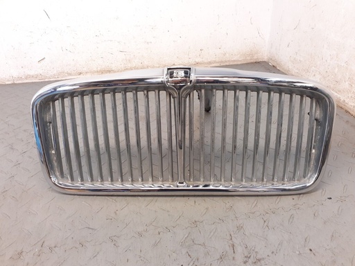 [BAC1573-6101 H8] JAGUAR XJ6 XJ12 SERIES 3 BONNET HOOD CHROME GRILLE FRONT PANEL BADGE METAL VANES