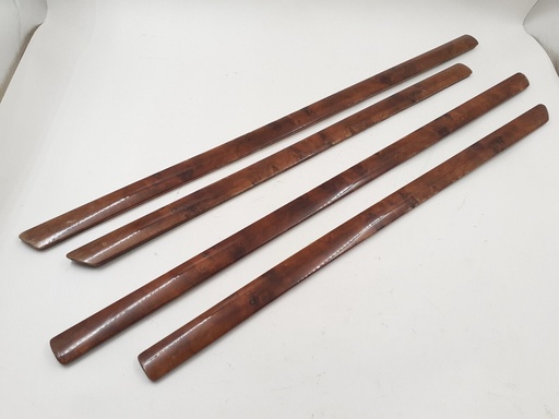 JAGUAR SERIES 3 XJ6 XJ12 SET OF DOOR CARD WALNUT WOOD STRIPS OFF DOOR LEATHER