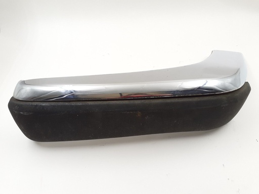 [BEC14678-5796 H6] JAGUAR XJS FRONT O/S RIGHT DRIVERS BUMPER CHROME BLADE CORNER OKAY CONDITION