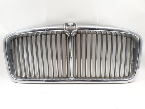 [BAC1573-5801 H1] JAGUAR XJ6 XJ12 SERIES 3 BONNET HOOD CHROME GRILLE FRONT PANEL BADGE METAL VANES