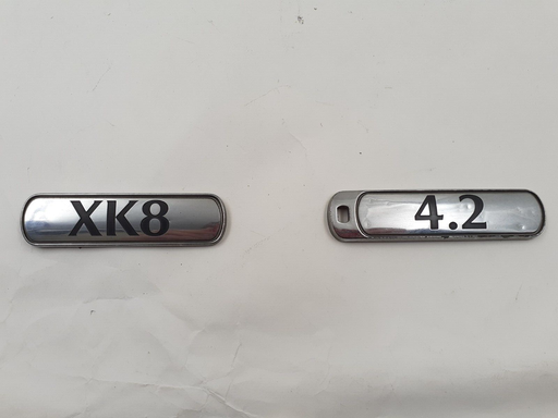 ORIGINAL JAGUAR LATE XK8 4.2 BOOT REAR TAILGATE BADGE EMBLEM BACK BOOT LETTERS