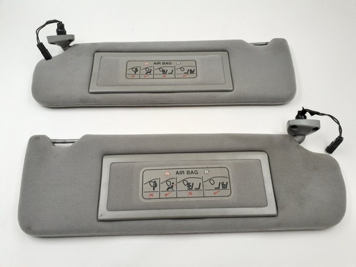 [HNA1090AALFJ-5713 H3] JAGUAR XJ6 X300 ROOF SUN VISOR BLINDS MIRROR INTERIOR TRIM NIMBUS GREY PANEL