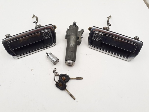 JAGUAR XJ40 XJS FACELIFT HANDLE LOCK SET WITH KEY VALET KEY IGNITION DOORS BOOT